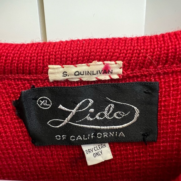 Vintage 100% Wool Ski Sweater - Picture 2 of 3